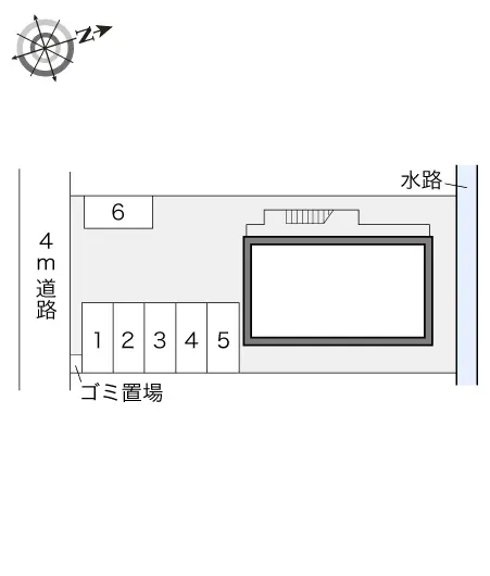 ★手数料０円★福岡市西区生の松原　月極駐車場（LP）